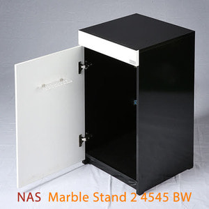 NAS 4545 마블 2 블랙&amp;화이트 하이그로시 스탠드