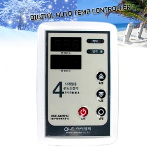 냉각/히터 자동전환식 온도조절기 oke-6428hc (3hp/3kw 이하)