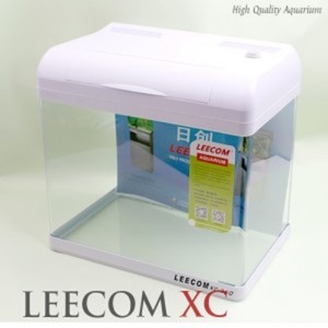 LEECOM 일체형어항 XC-460 화이트 (곡면/LED조명)